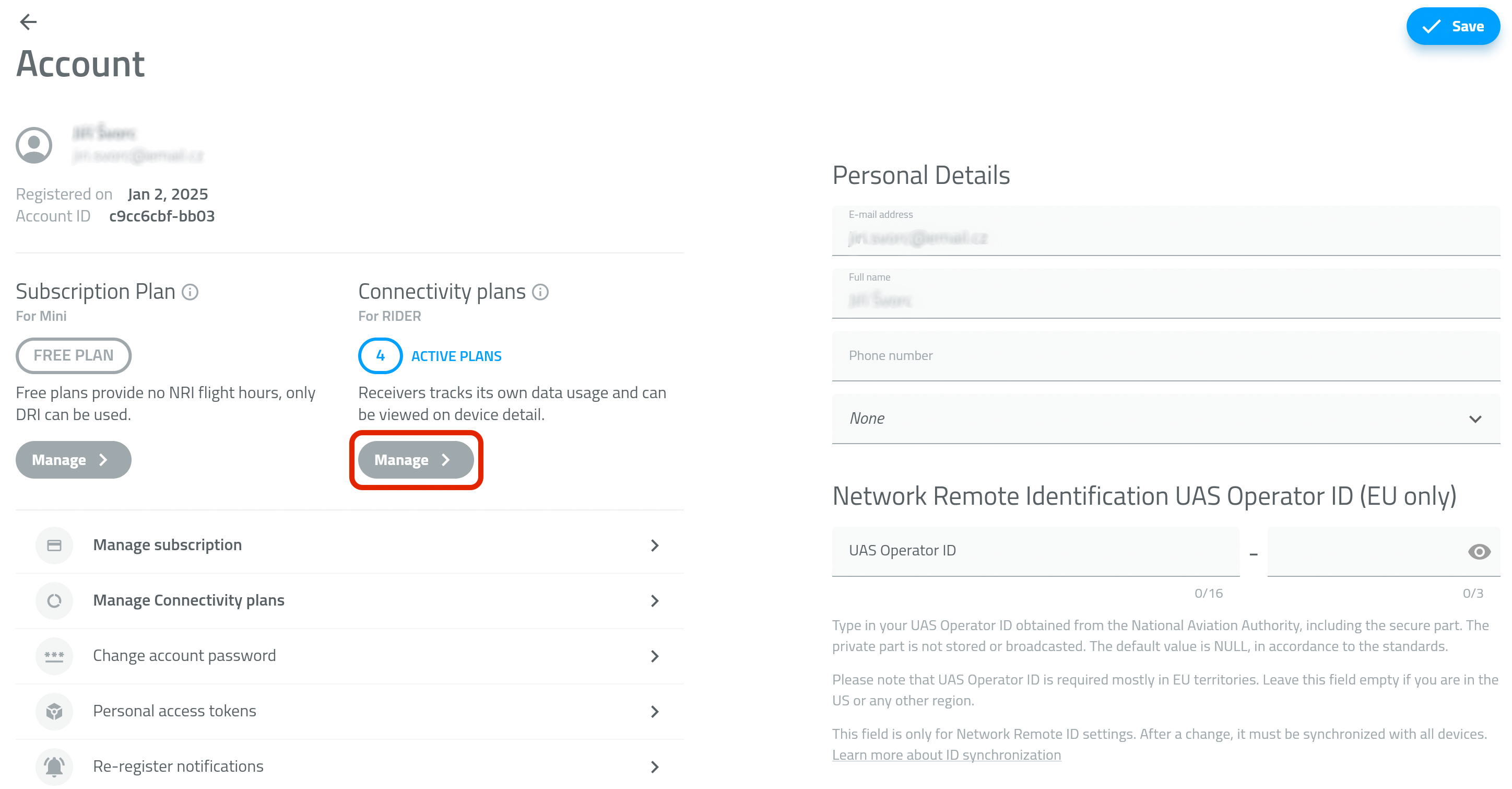 Manage Connectivity