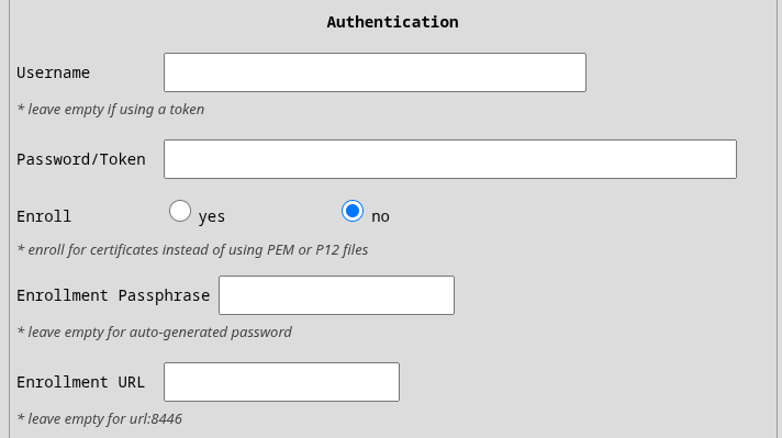 TAK Security Authorization/Enrollment