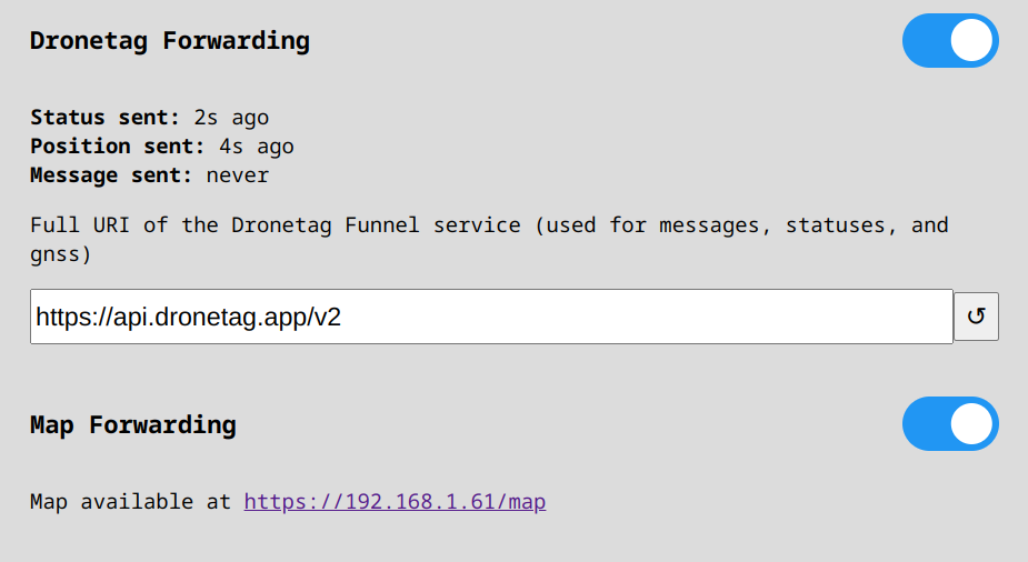 Scout Dronetag Forwarding